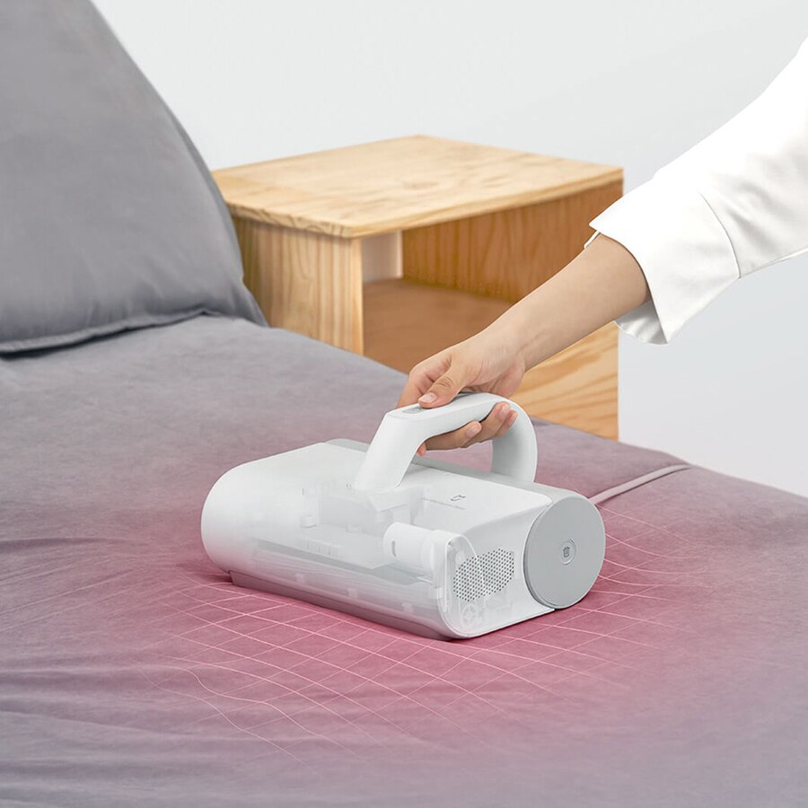XIAOMI MIJIA Mite Remover Brush for Home Bed Quilt UV Sterilization disinfection Vacuum Cleaner 12000PA Cyclone Suction