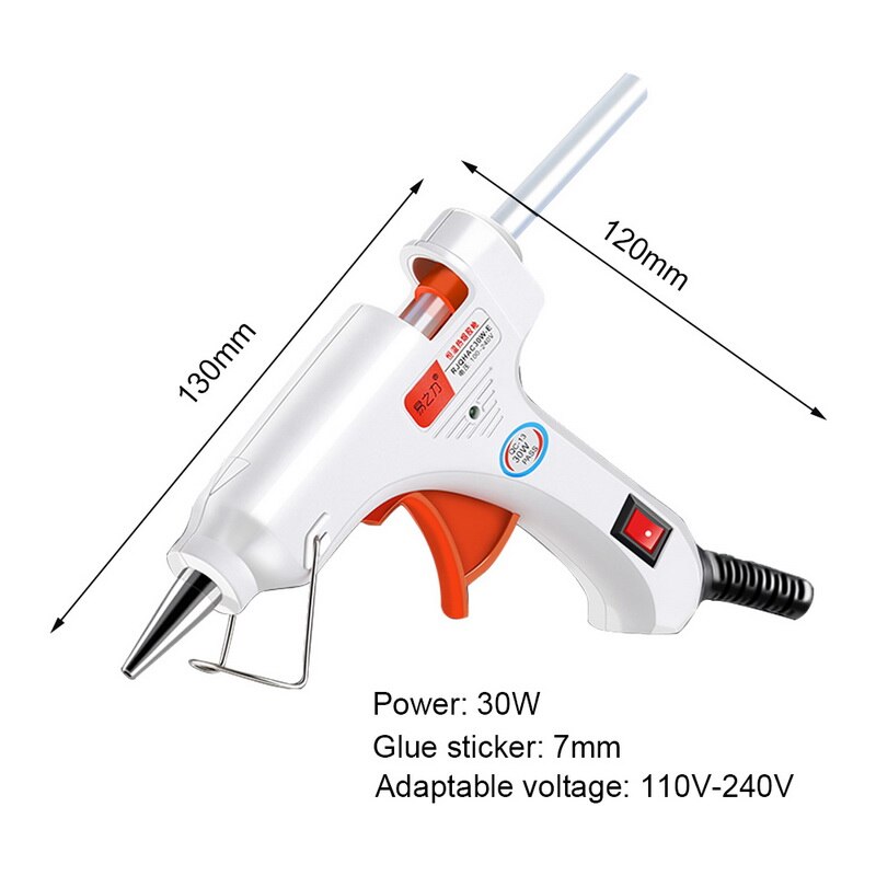 Snel voorverwarmen 40 W Hot Melt Lijmpistool for 7 Mm