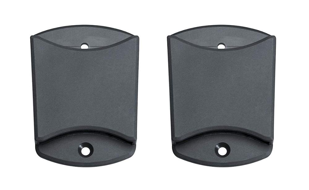 SMOYNG supporto da tavolo per Tablet da cucina in lega di alluminio supporto pieghevole per iPhone iPad Pro Mipad staffa per montaggio a parete: 2 Black Wall Base