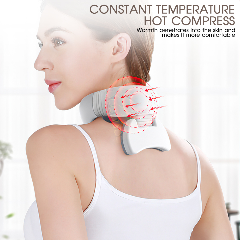 Electric Neck and Shoulder Pulse Massager 4 Electr... – Vicedeal