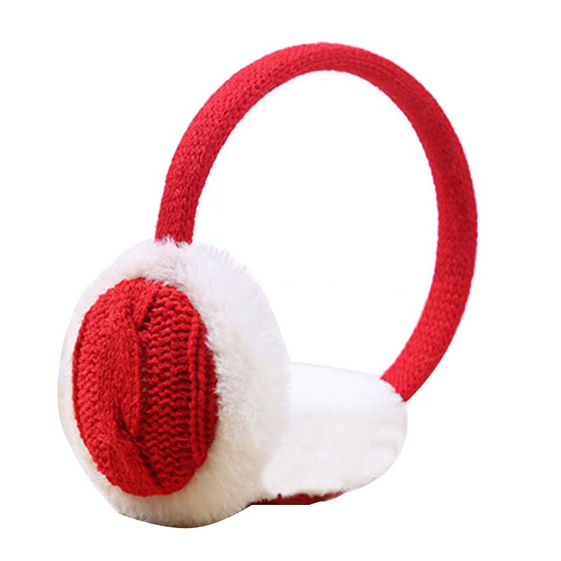 mujer orejeras de abrigo para invierno orejeras calentador para las orejas orejeras gorro de tejido punto suave orejeras