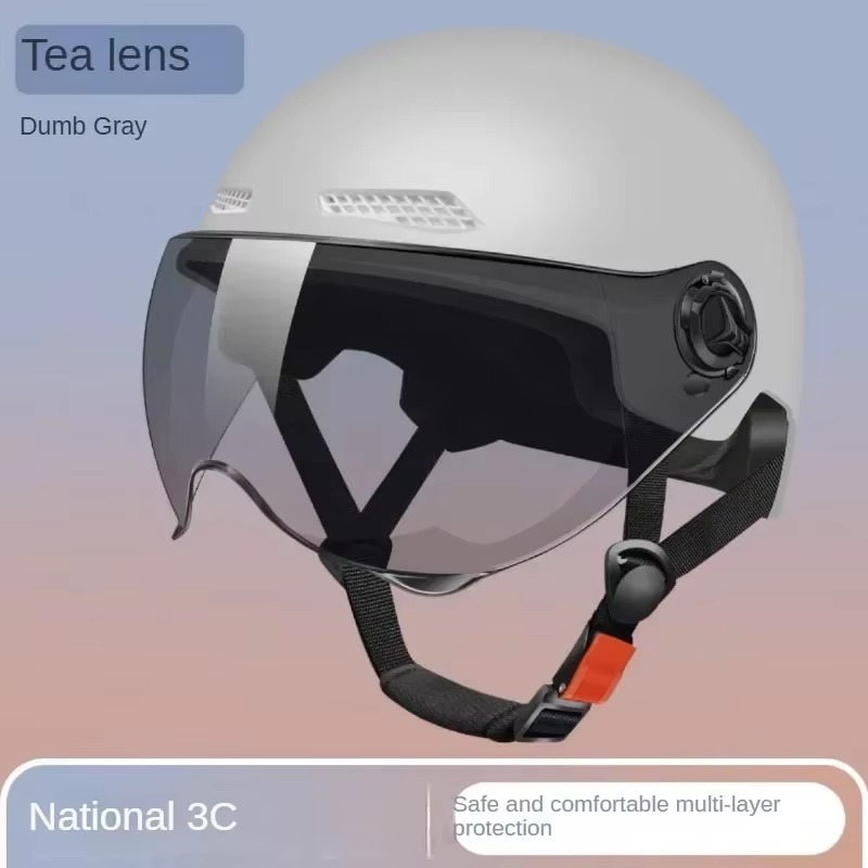 Fahrradhelm mit Schutzbrille, Objektiv, Gehörschutz, reflektierender Aufkleber, Fahrradhelm, MTB, Rennrad, E-Fahrrad, Fahrradhelm für Erwachsene: Schwarz