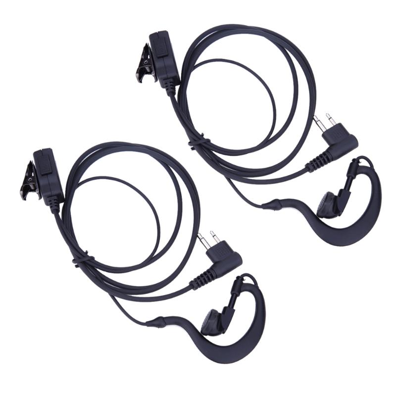 2Stck 2-Stift Mic PTT Hörer Headset für Motorola CB Radio CP88 CP040 CP100 für Motorola XTN XV AX Serie Radio