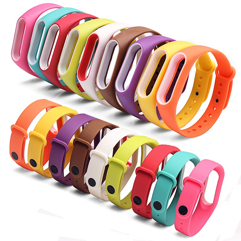Correa BOORUI de silicona mi Band 2, doble color, reemplazo de correa mi band2, Correa inteligente para xiaomi mi2