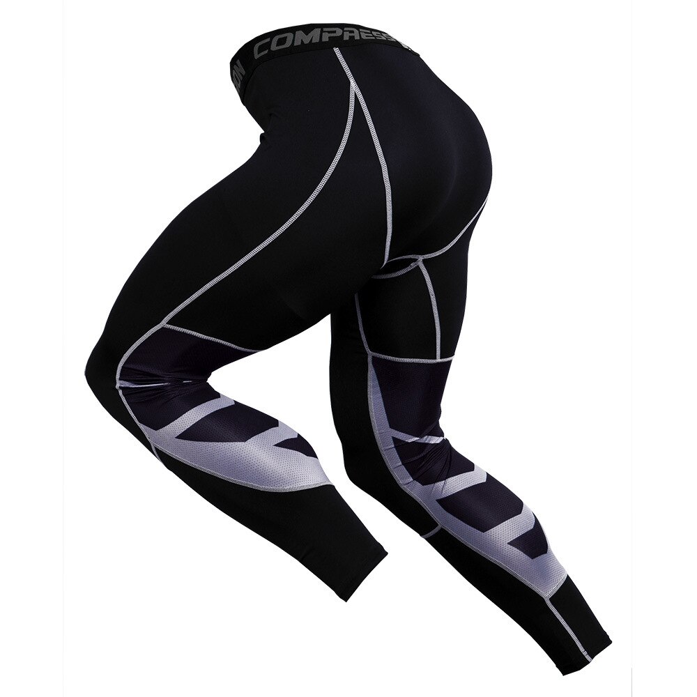 Ohuet verkkarit miehille kompressiohousut miesten leggingsit miesten jogger fitness 3d fitness housut