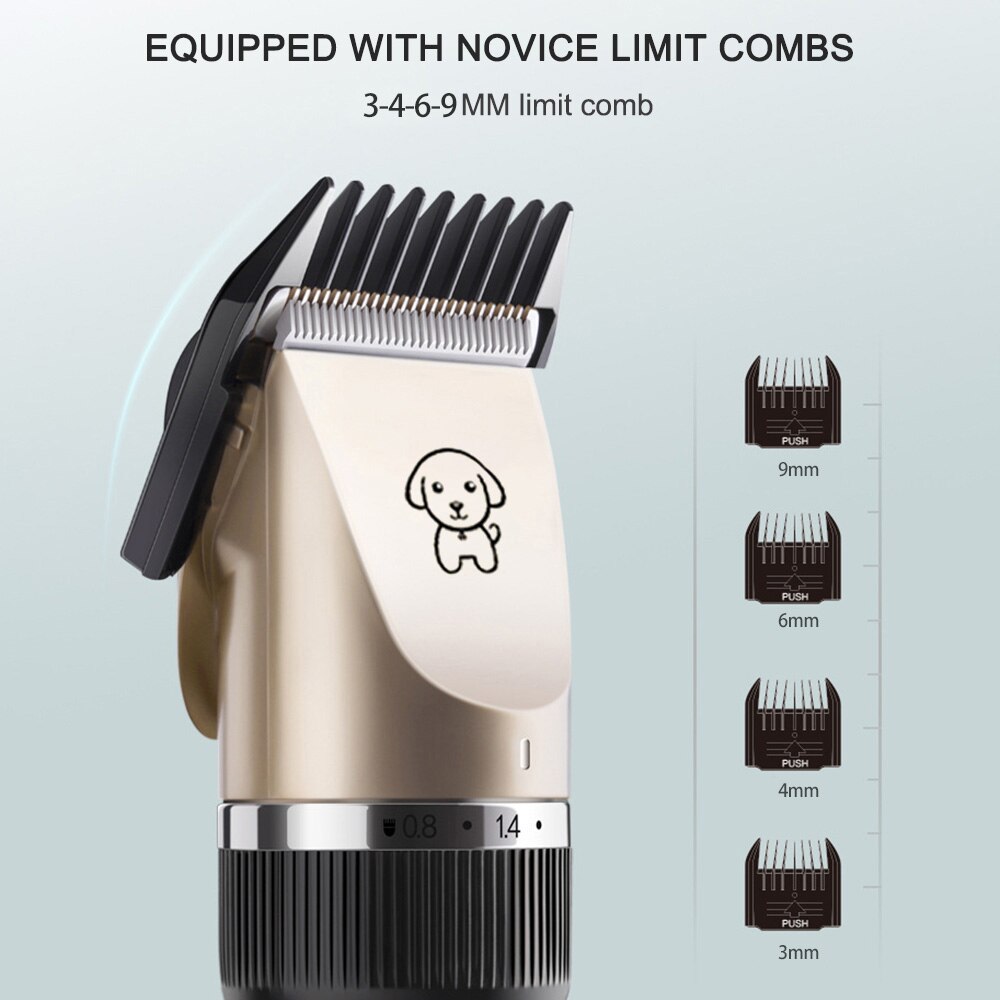 Dog Grooming Pet Clipper Hair Trimmer Animal Grooming Clippers Cat Shaver Electric Scissor Clipper машинка для стрижки собак