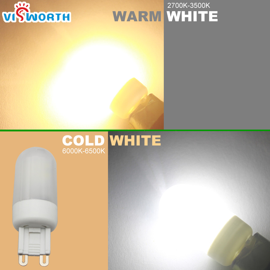 G9 led-lys smd 3014 3w led-pære smd 2835 5w 7w smd 5730 9w 12w 15w led-lampe krystalmajspære 360 graders boligindretningsbelysning