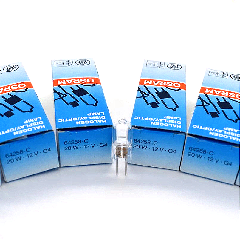 Original OSRAM 64258-C 12V20W 2000 horas bombilla de filamento de tungsteno halógeno con analizador bioquímico UV
