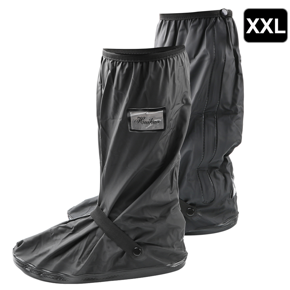 Couvre-chaussures de pluie réutilisables pour moto, Scooter, Dirt Bike, couvre-bottes antidérapants, unisexe, protecteurs de chaussures de vélo pour jours de pluie et de neige