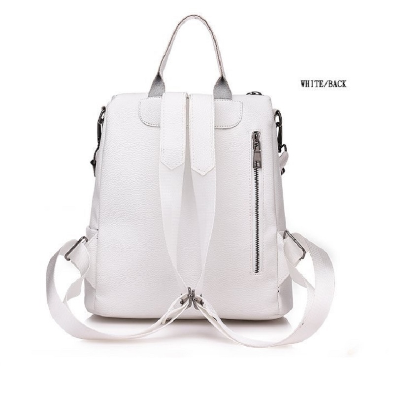 Rugzakken Vrouw Lederen Rugzak Vrouwelijke Effen Kleur Boekentas Mochila Rugzak Rugzak Schooltas Voor Meisjes