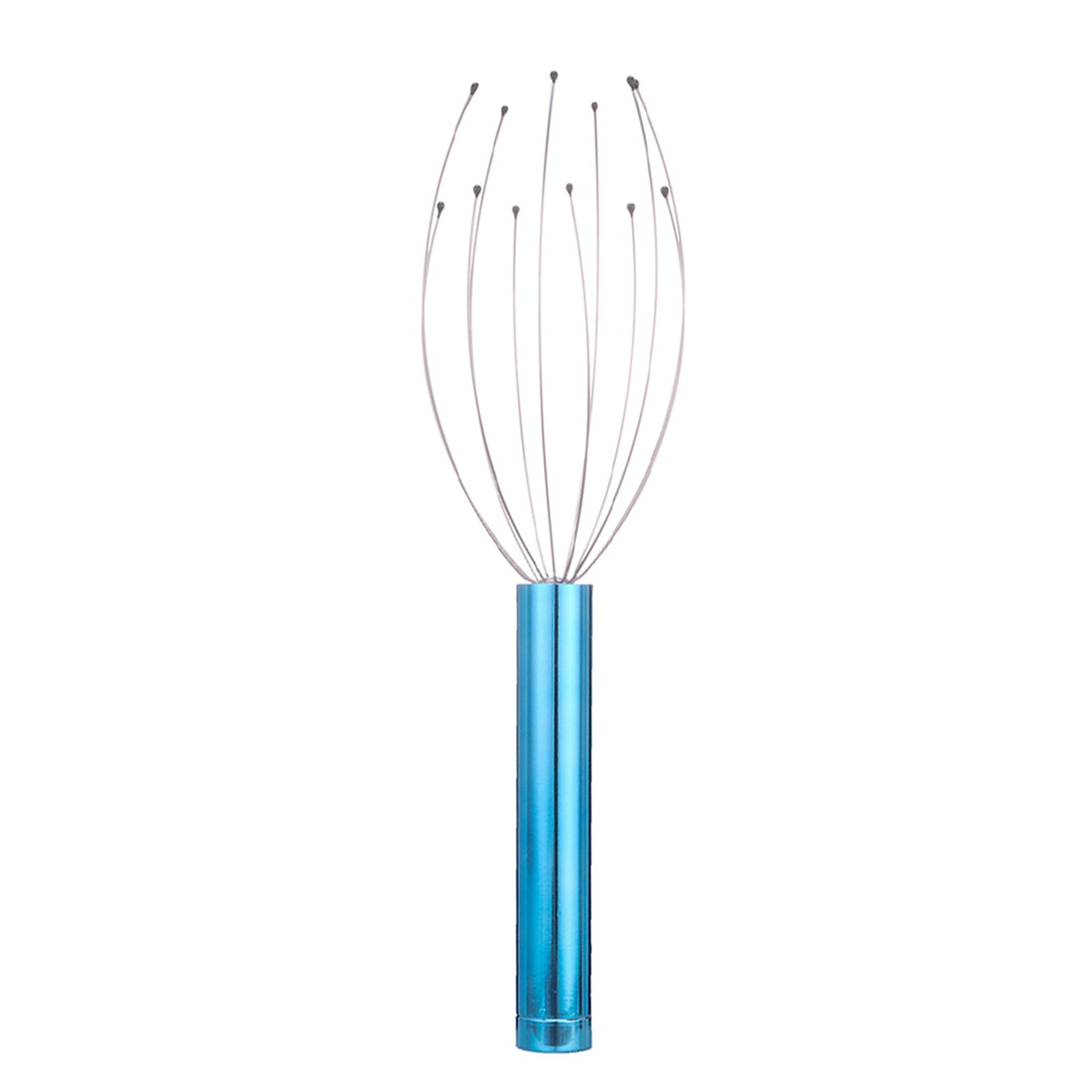 Head Massage Electric Scalp Massager Portable Head Scratcher Massager Handheld Scratcher for Head Relaxing Scalp Massage Tools: Blue