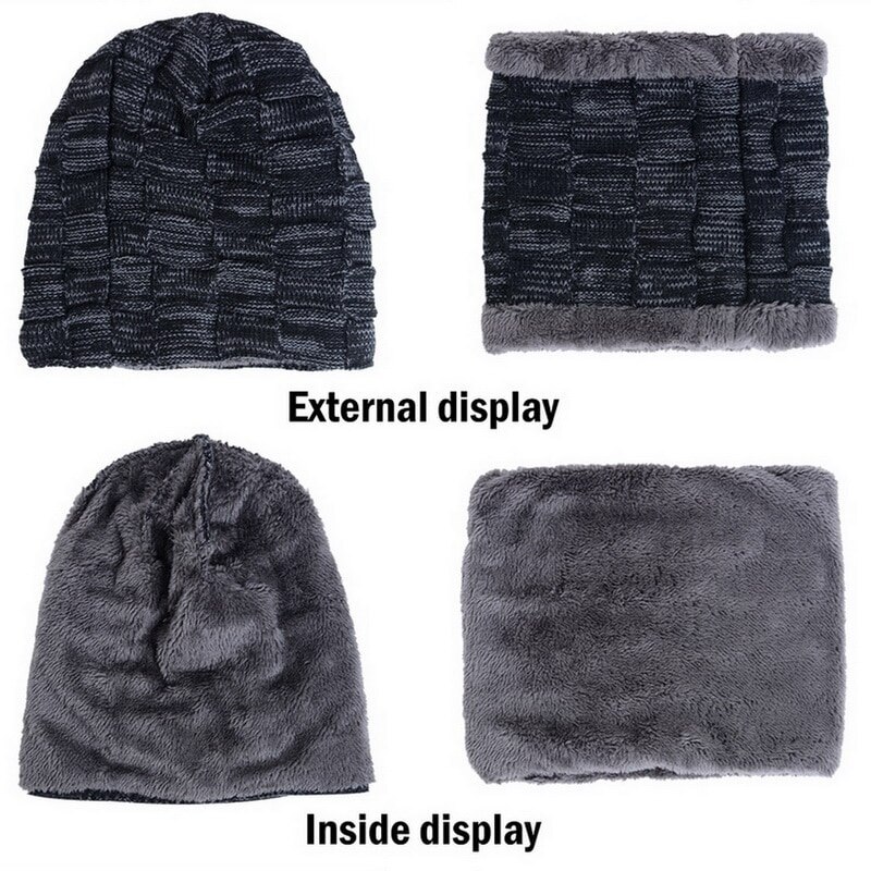 Brand Skullies Beanies Men's Winter Hats For Men Scarf Knitted Hat Cap Winter Beanie Hat Beany Male Homme X Gorro Bonnet Caps
