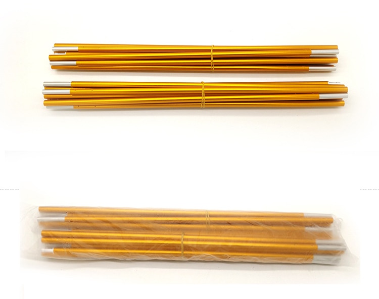 3.6m x 2pcs Outdoor Rod Tents Camping Aluminum 2 Person Tent Bar Rod Pole Tent Accessories EA14