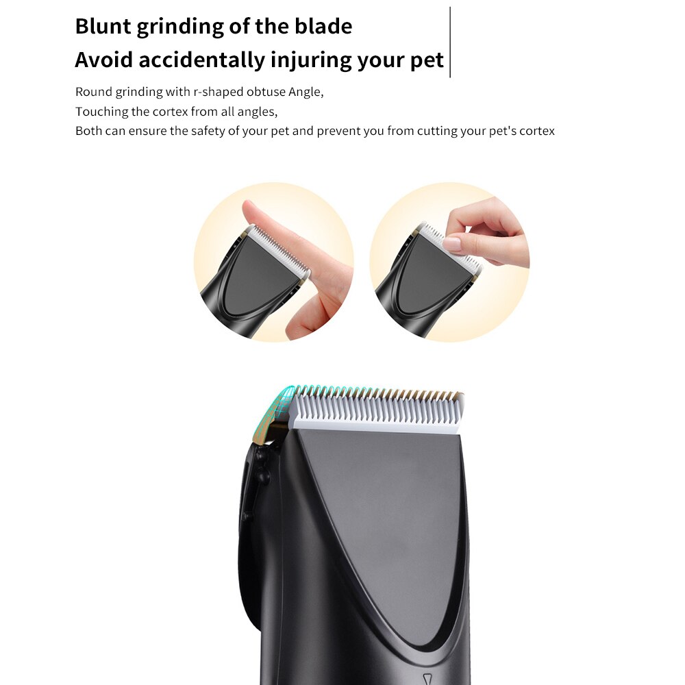 Hond Haar Trimmer Elektrische Huisdier Professionele Grooming Machine Tool Usb Oplaadbare Scheerapparaten Haar Snijder Kat Hond Kapsel Clipper