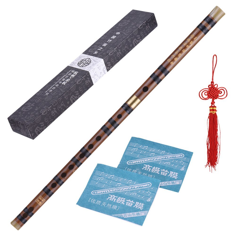 Pluggable Bitter Bamboo Flute Dizi Traditional Handmade Chinese Musical Woodwind Instrument Study Level Performance