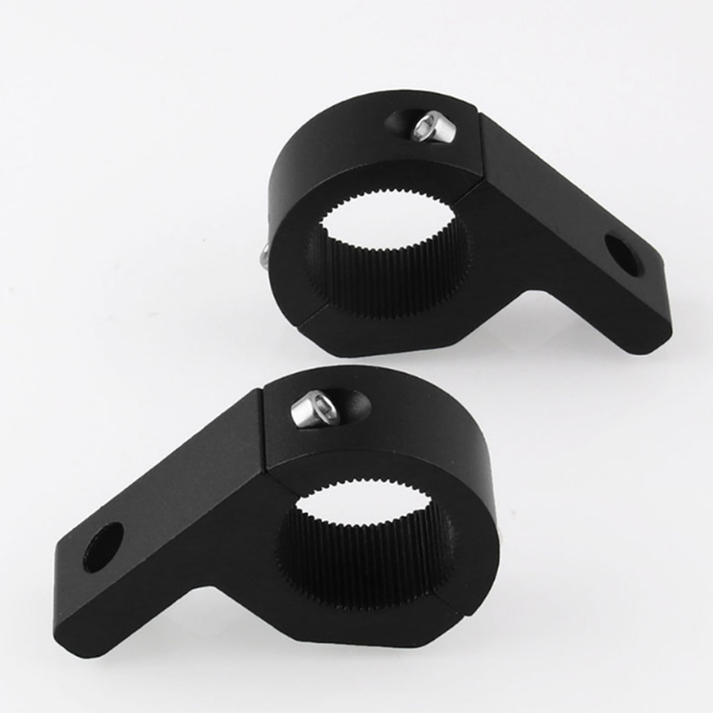 2 stuks motorfiets led koplamp klemmen beugels buisklem montagekit voor motorfiets schijnwerpers mistlamp montageklem houder