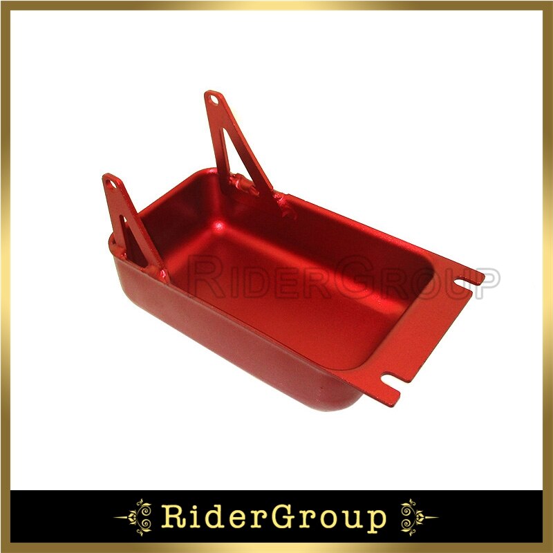 Aluminum Sump Guard Oil Catch Tank Tray For Pit Dirt Bike Supermoto: Red