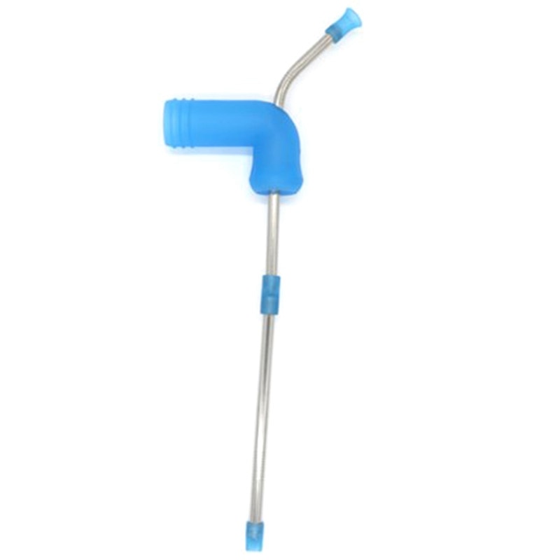 Øl snorkel, dobbelt øl snorkel, øl dispenser blå: Default Title