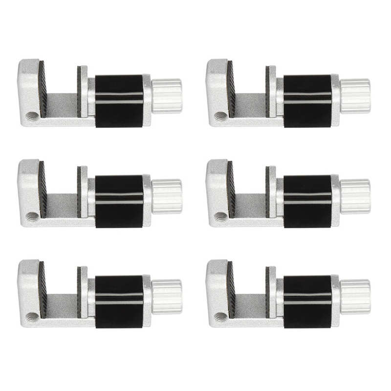 6pcsPhone Tablet Adjustable Screen Fixing Fixture Clip Set Mobile Phone Screen Fixed Repair Tools Metal Fastening ClampAdjustale
