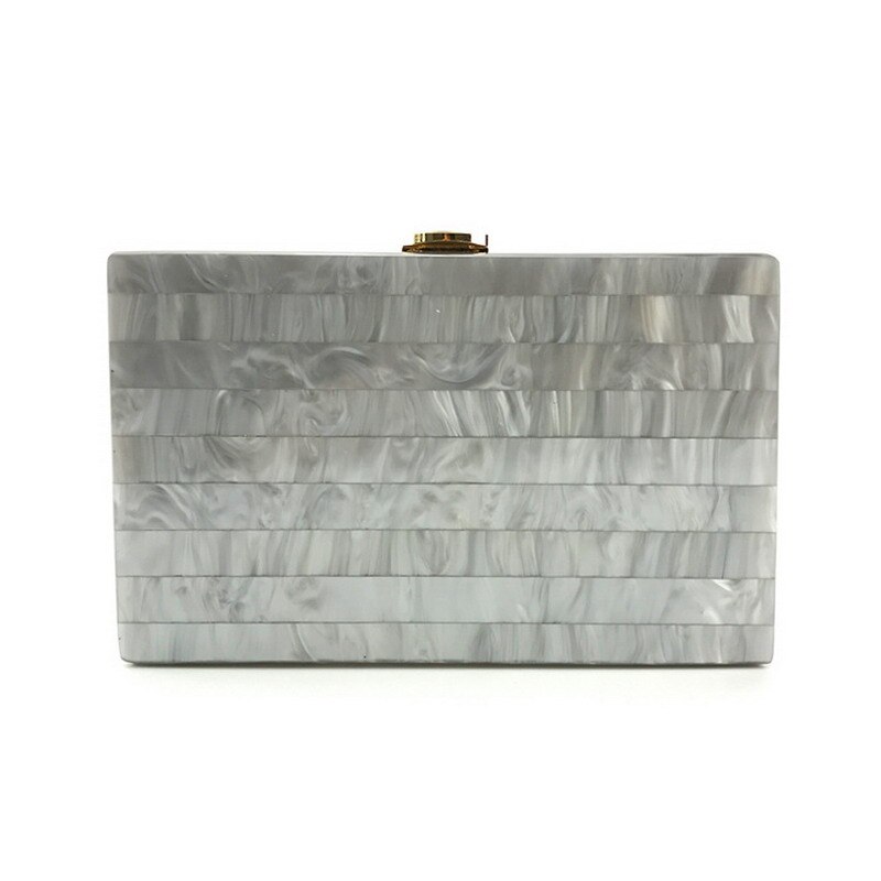 Kleurrijke Streep Vrouwen Tas Acryl Avond Clutch Bag Kleine Party Minaudiere Keten Handtassen Purse Wedding Zak Bolso Vrouwelijke: 05