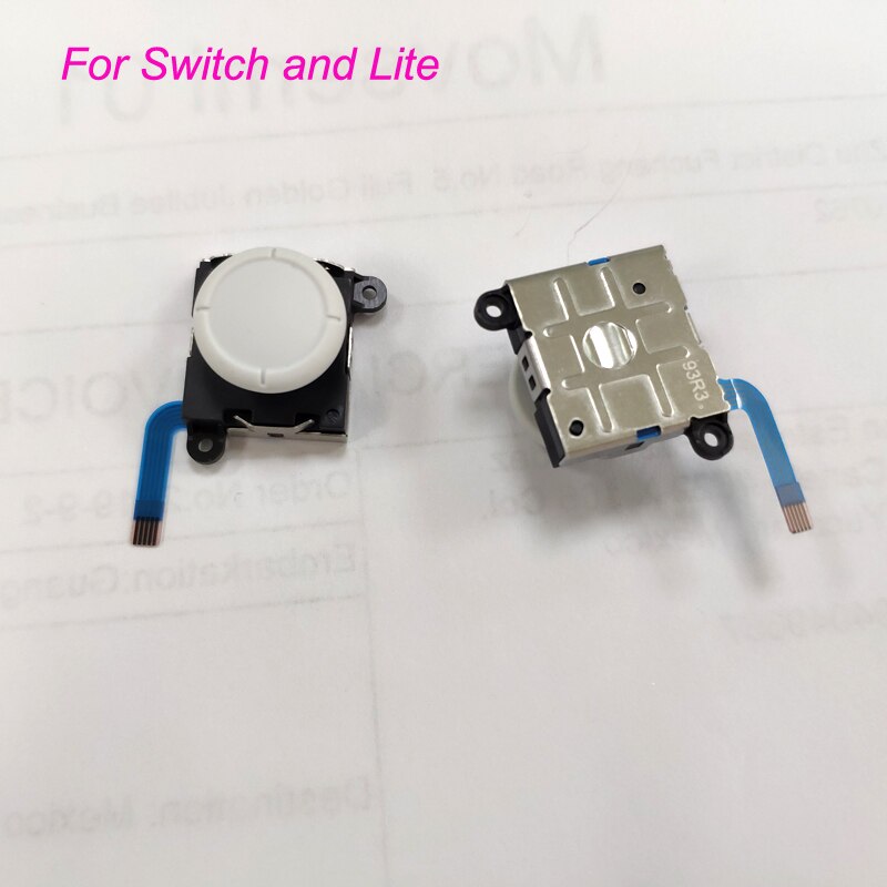 10PCS Wit 3D Analoge Joystick Stick Sensor Module voor NS Nintend Schakelaar en Lite Vreugde-Con controller