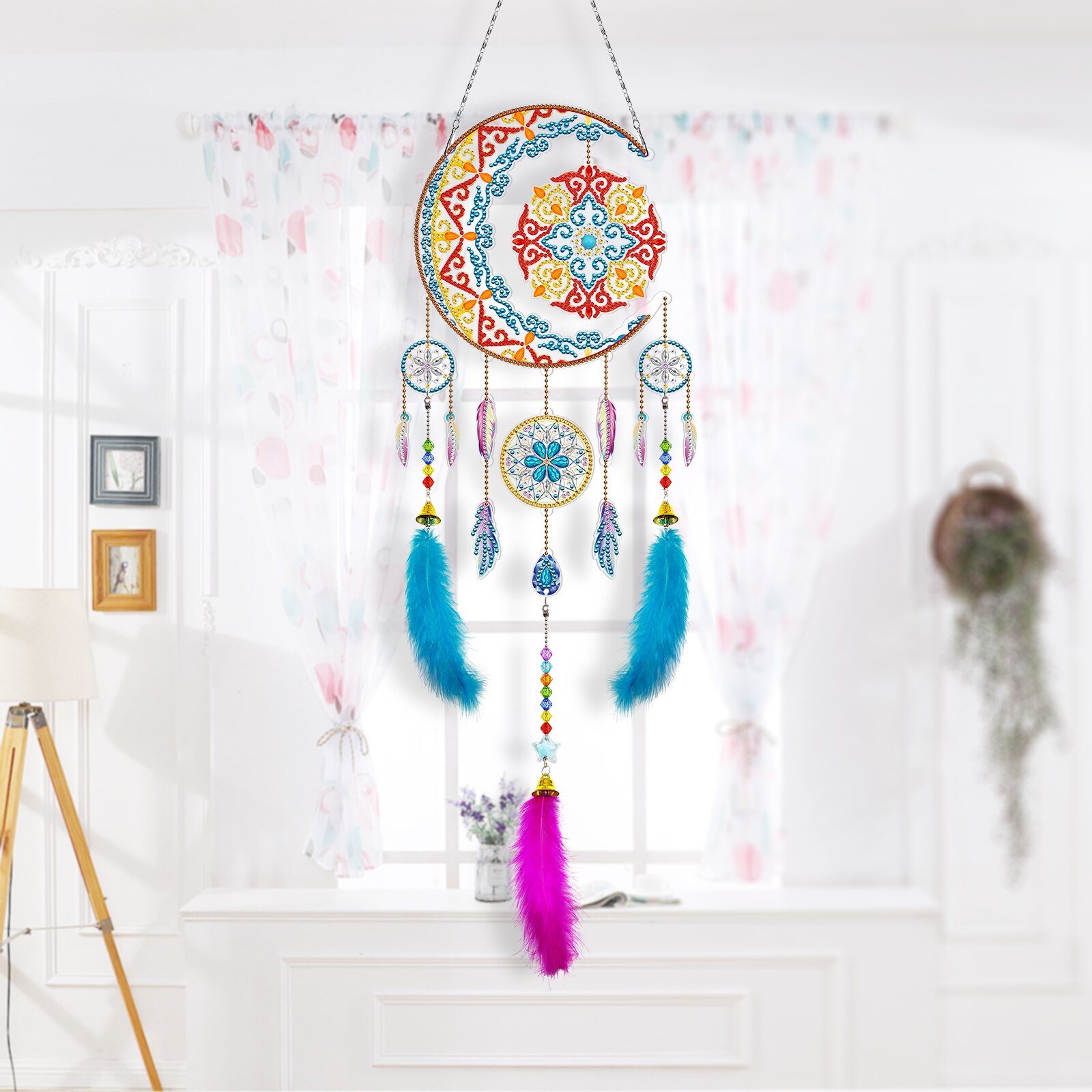 Kit De Peinture En Cristal DIY Pour Enfants - Activité Manuelle Noël - Avec Perles, Pendentifs, Porte-clés - Développe La Créativité