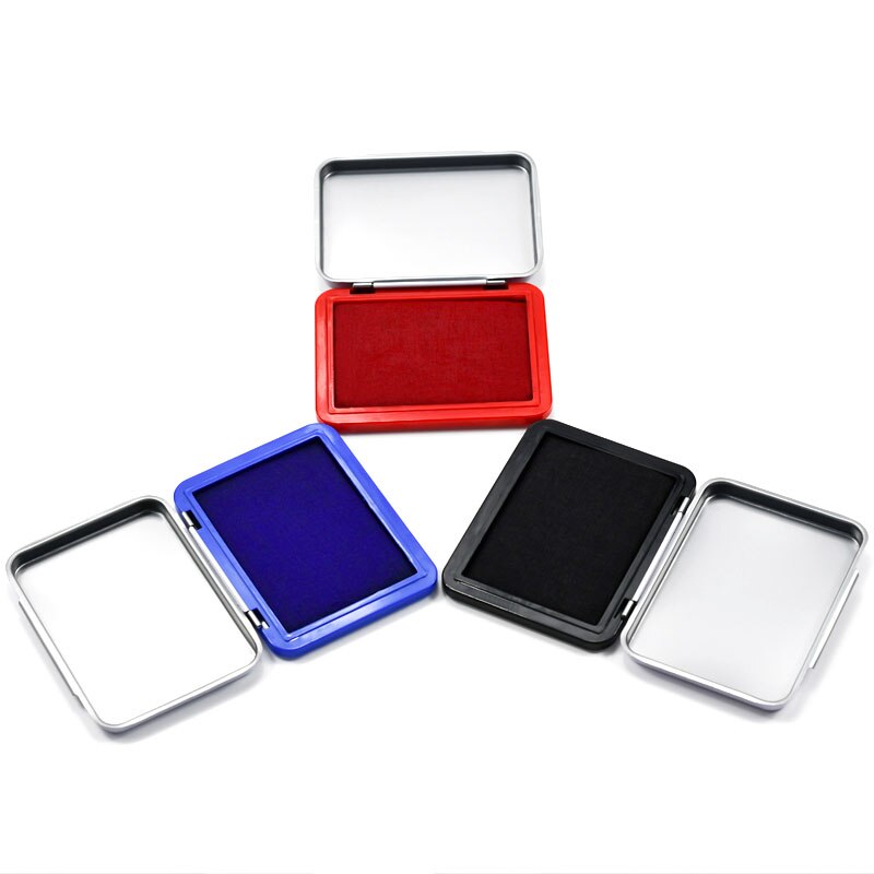 1 pcs Brand square box Calligraphy Red Ink Paste Chinese Yinni Pad 40g Red blue black ink paste