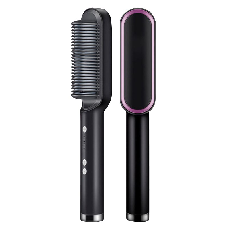 Professionele Pluizige Maïs Perm Volumizing Hair Iron Stijltang Kam Verhogen Haar Volume Pluizige Stijltang Strijkijzers: Bruin / EU