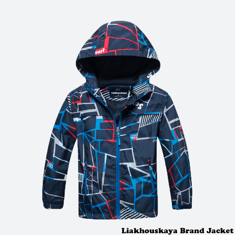 Liakhouskaya-Chaquetas deportivas para niños y niñas, abrigos impermeables de doble cubierta, a prueba de viento, para Primavera,