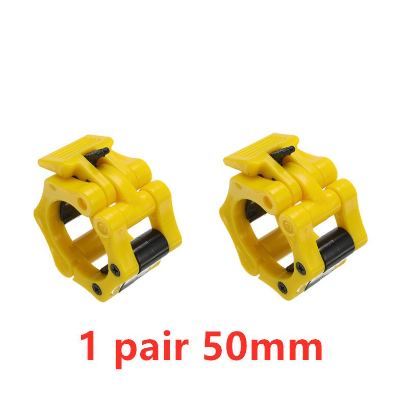 28mm 30mm 50mm Barbell Kragen Schloss Dumbell Clips Clamp gewichtheben Bar Gym Dumbell Clamp Frühling Clips gewicht Hebe Lock: YELLOW