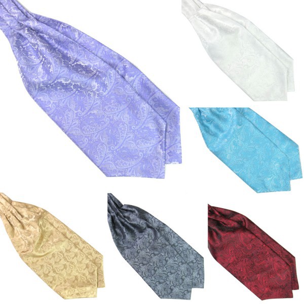 Cravate chaude Ascot cravate hommes cravate Satin auto cravate pour mariage