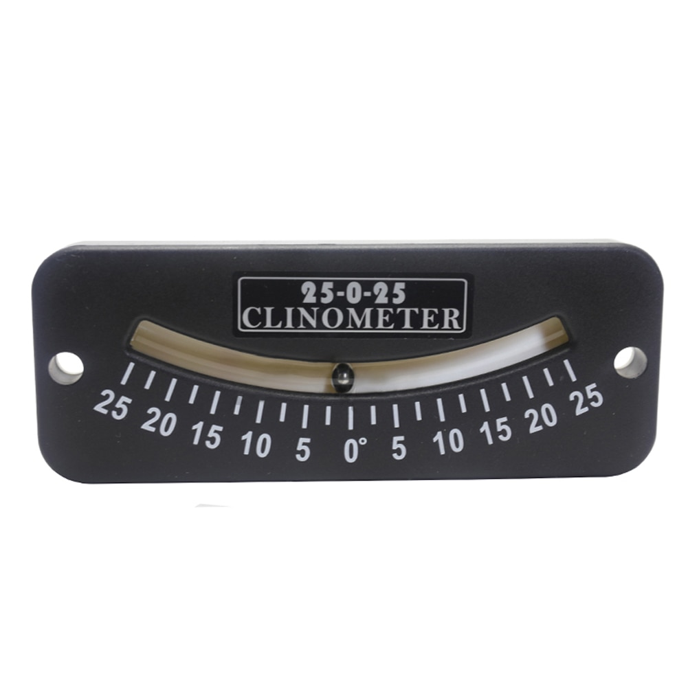 25-0-25 45-0-45 Tilt Gauge Dual Scale Accurate Angle Indicator Locator Tool Mini Inclinometer For Boat Instrument Shatter Proof