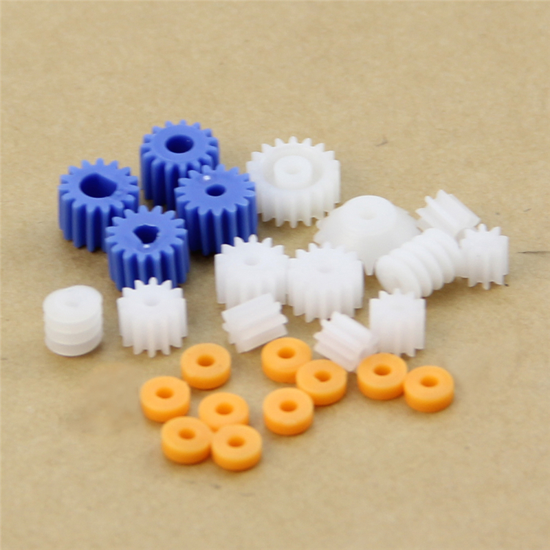 16 Soorten As Tandwielen Spindel Tandwielen Gear-B 2 MM 2.3 MM 3 MM 3.17 MM 4 MM Worm Plastic M4YD