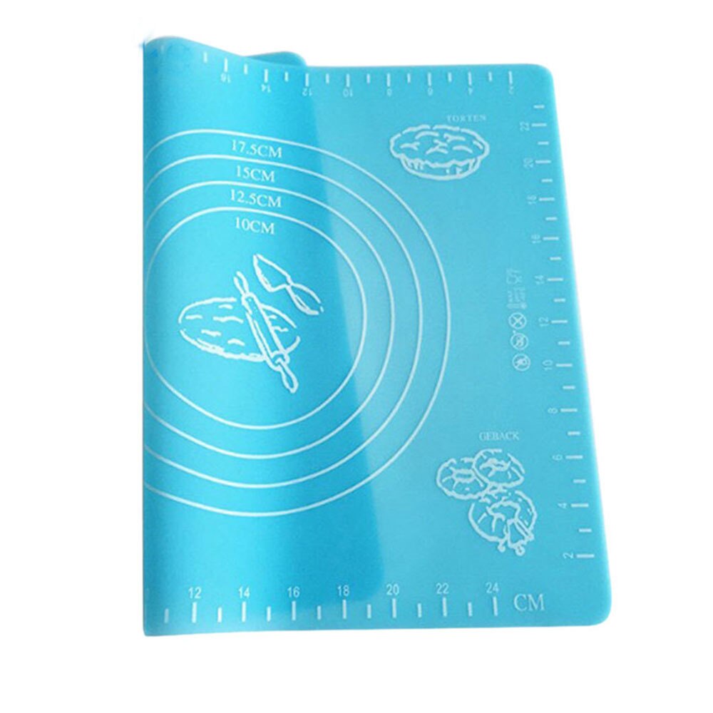 Silicone Dough Flour Cutting Mat Heat Resistance Pastry Boards Rolling Fondant Mat Pad Kitchen Cooking Boards Cake Baking Tools