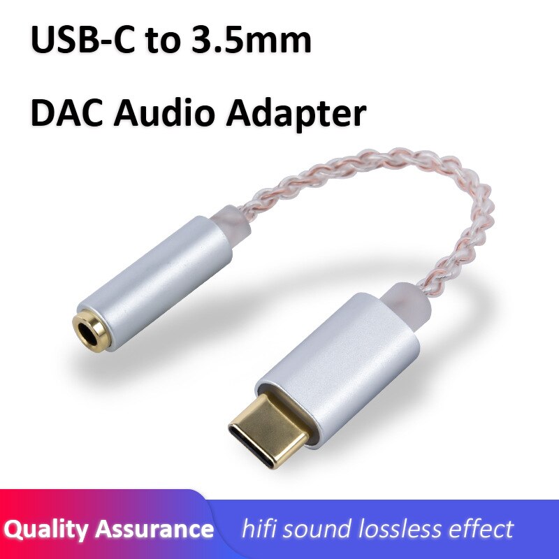 ALC4050 Hoofdtelefoon Versterker Usb Type-C Tot 3.5Mm Audio Interface Hifi Dac Oordopjes 32bit 384Khz Audio Adapter oortelefoon Amp