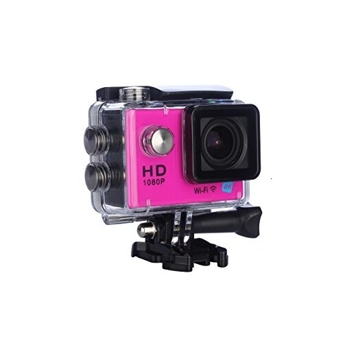 NK Dive Cámara Deportiva subacuática 1080p (Alta Definición), Carcasa Impermeable, 120 ° 4G, Pantalla LCD, Sensor GC0309, 700mAh