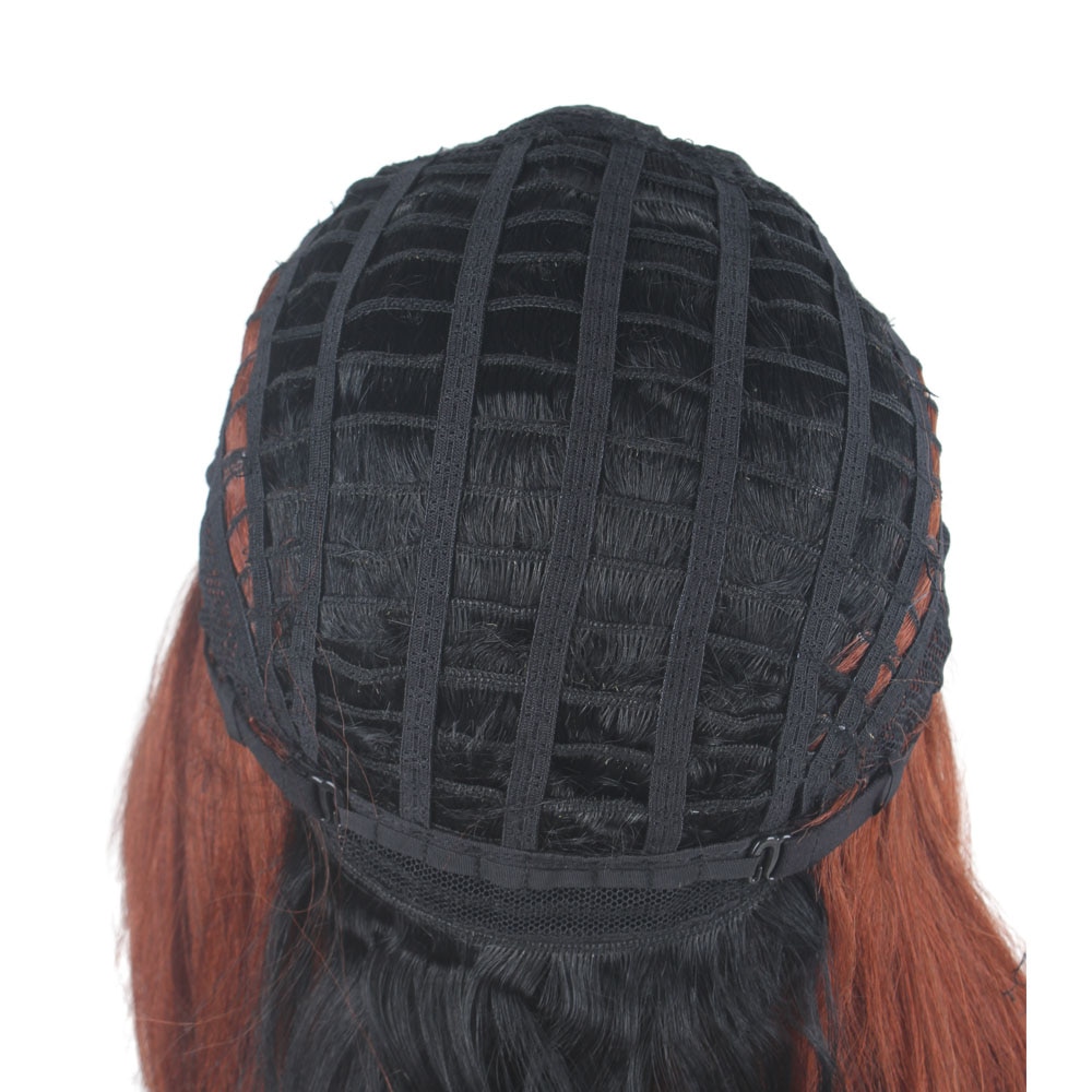 SOKU Pelucas długo brązowy falisty peruka syntetyczny Sznurówka przód peruki dla czarny kobiety Sznurówka peruka syntetyczny Glueless ciepło odporny Fiber peruki