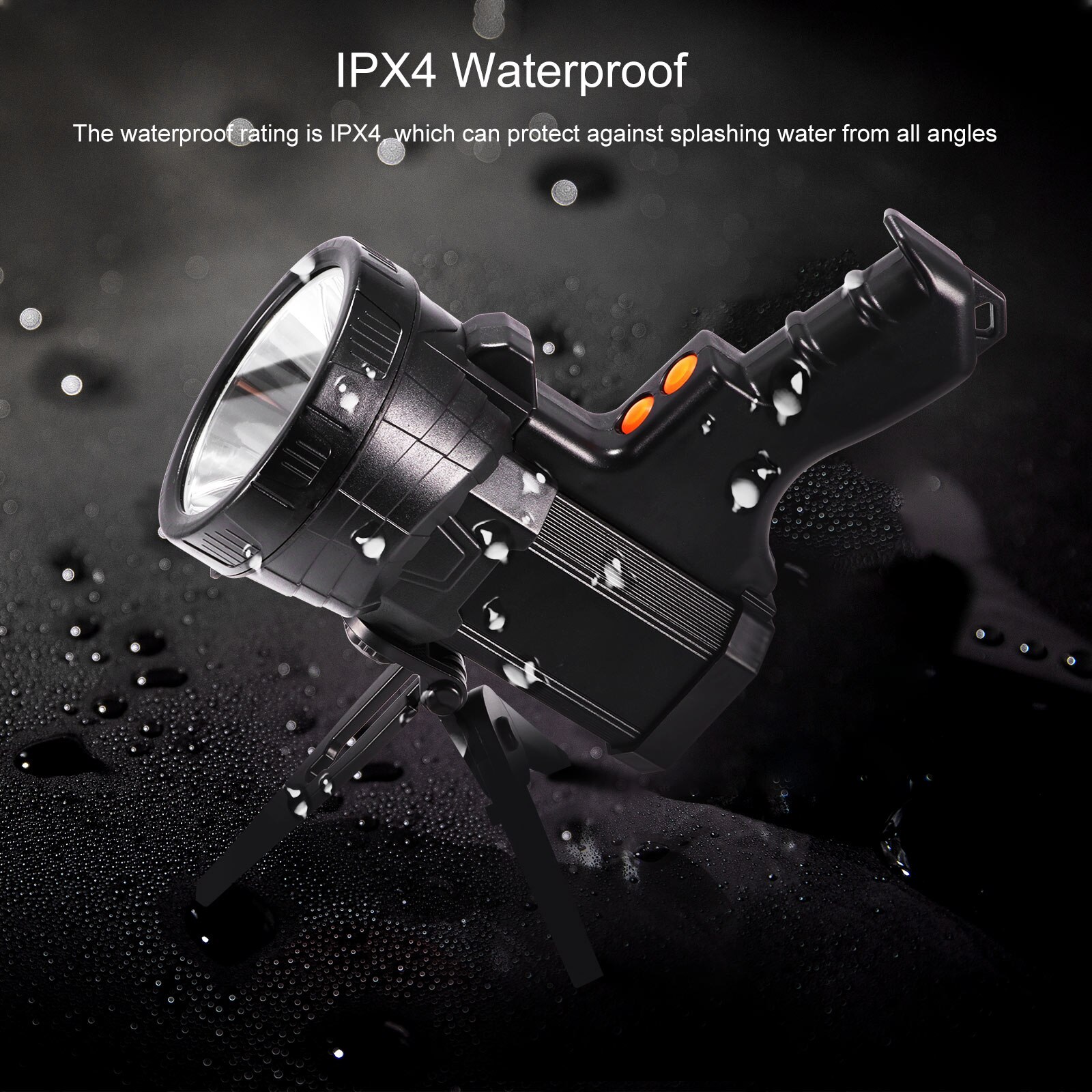 Super Bright Powerful USB LED Flashlight Searching Torches Night Light Lamp Hand Camping Lantern Rechargeable Battery 9600mAh