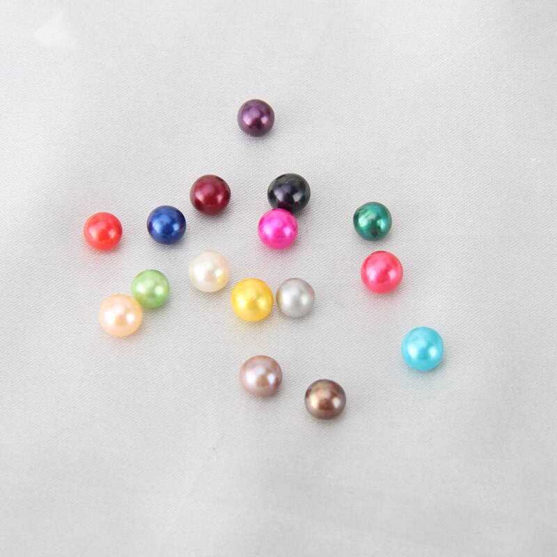 CLUCI 6-8mm Akoya Branello Della Perla per Le Donne Monili Che Fanno Coltivate Branelli Della Perla Delle Donne 16 di Colore Rotonda Akoya sciolto Perla SZ005SB