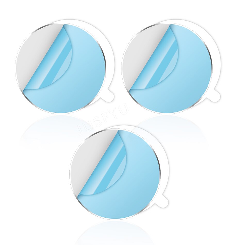 3M Metal Plate Disk iron Sheet For Magnet Mobile Cell Phone Holder For Magnetic Car Air Vent Mount Phone Stand Mount Support: 3 Round