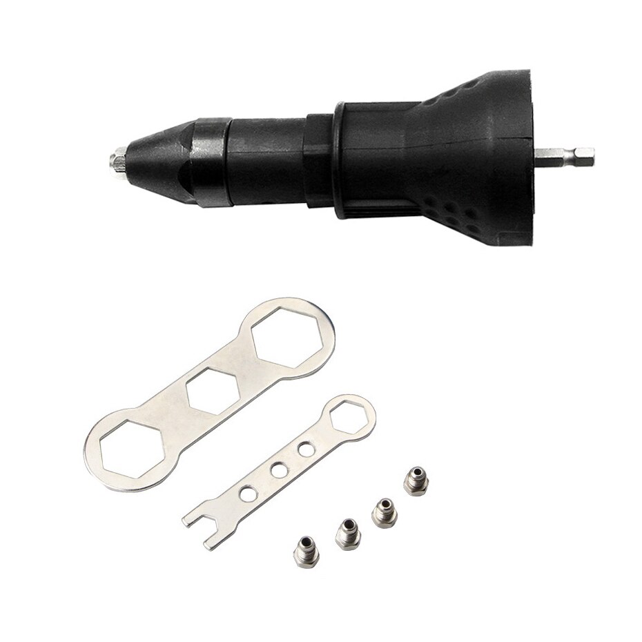 VECTECH Electric Rivet Nut Gun Riveting Tool Cordless Riveting Drill Adapters Insert Nut Tool Nail Guns Auto Blind Rivet Adapter