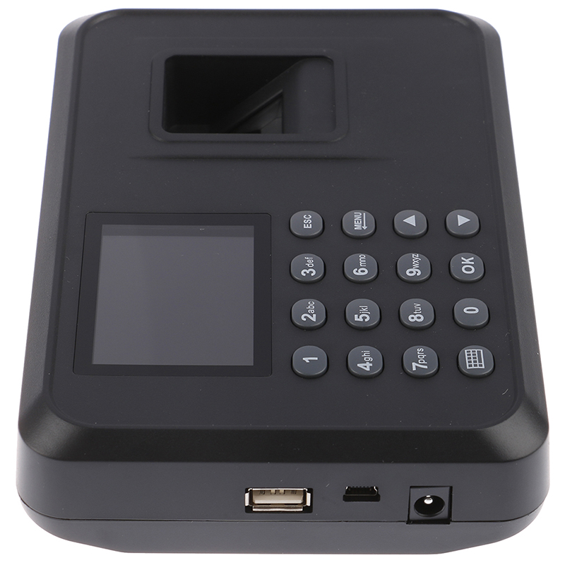 Fingerprint Attendance Machine LCD Display USB Fingerprint Attendance System Time Clock Employee Checking-in Recorder