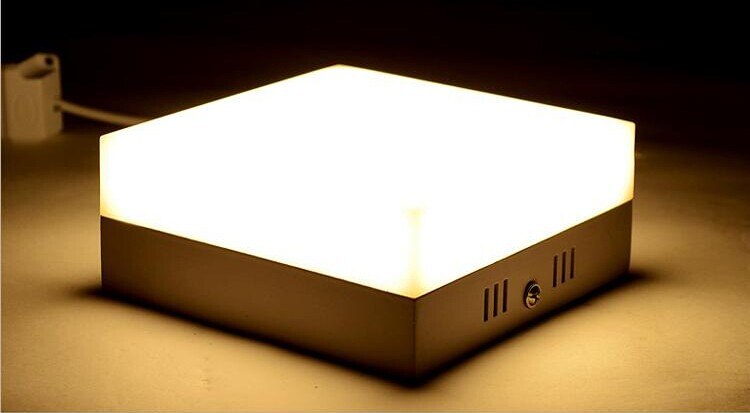 Opbouw LED Plafond Panel Light Vierkante Vorm Volledige Acryl 6/12/18/24W voor Thuis slaapkamer Keuken Eetkamer Verlichting