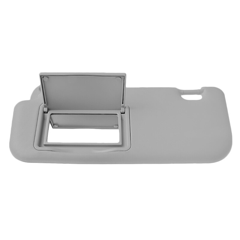 2 Stuks Auto Zonneklep Crème-Grijze Make-Up Spiegel Zon