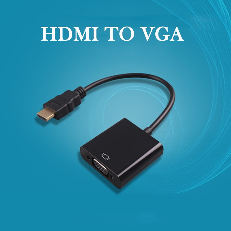 HDMI naar VGA Adapter Digitaal naar Analoog Converter Man-vrouw Converter Adapter Voor PC Laptop Ondersteuning 1080P HDTV