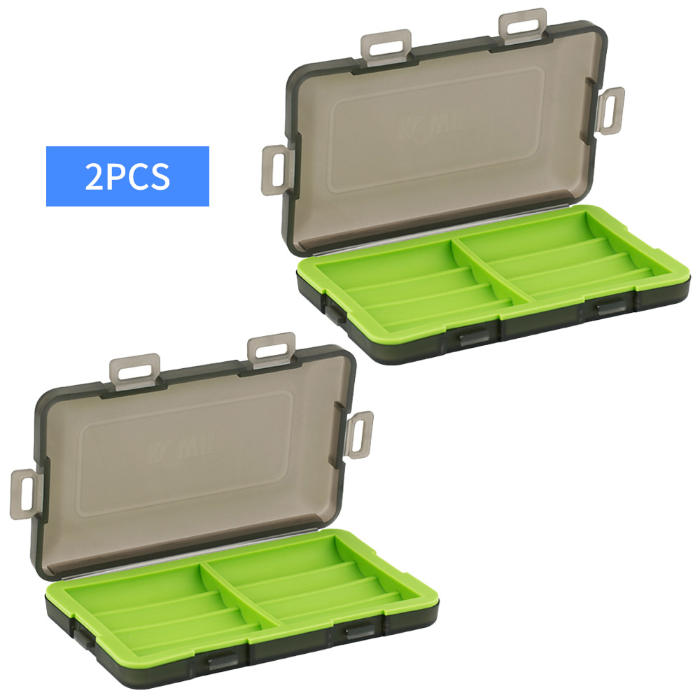 2-Pack Batterijhouder - Waterdichte Plastic Organizer voor 14500 Batterijen: Groen
