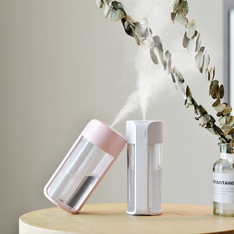 Car air freshener F1 Humidifier USB Mini Ultrasonic Essential Oil Diffuser LED Air Purifier Mist Maker