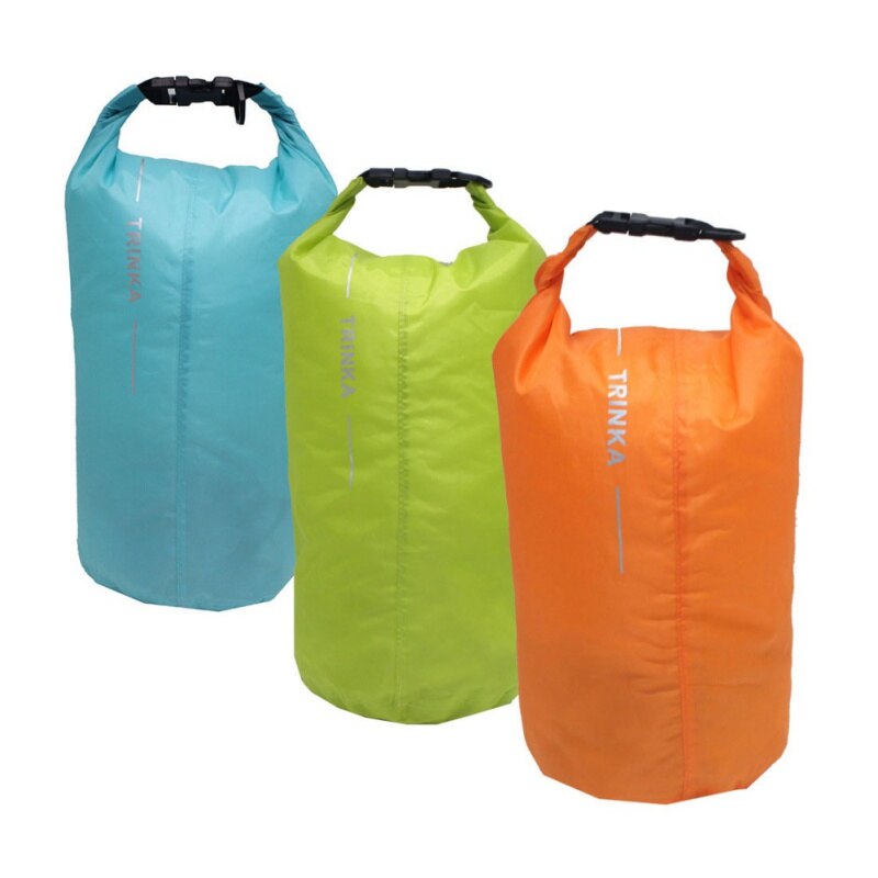 8L bolsa seca impermeable portátil de Nylon PU impermeable bolsa de natación saco bolsa de almacenamiento paquete para Camping senderismo canotaje
