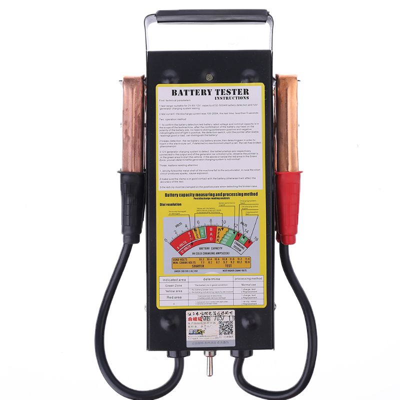 6v/12v Car Battery Load Tester Alternator Charging System Tester Car Truck