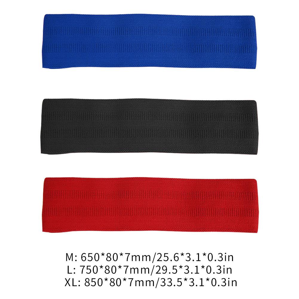 Hip Band Polyester FiberAnti-slip Fitness Hip Loop Resistance Squats Expander Strength Training Reduction Slimming